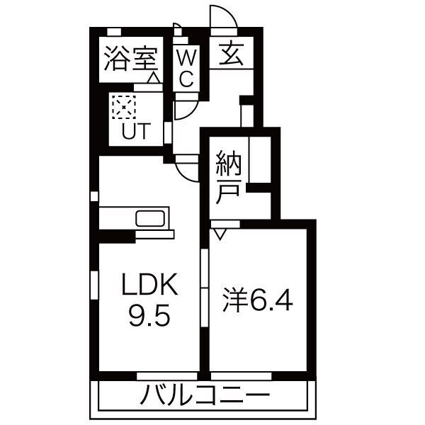 エスパシオフェリスＣの間取り