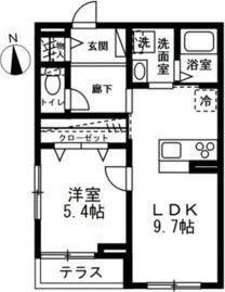 仮称)坂戸市中富町PJII棟の間取り