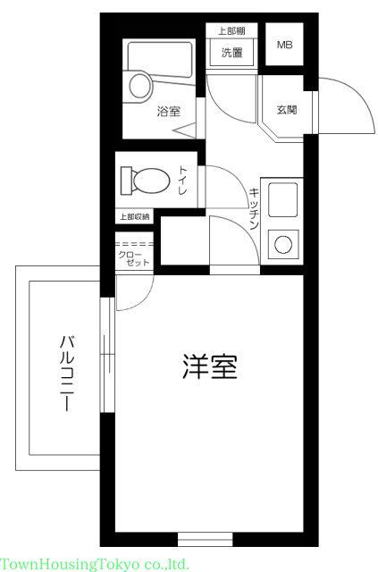 ルーブル都立大学の間取り