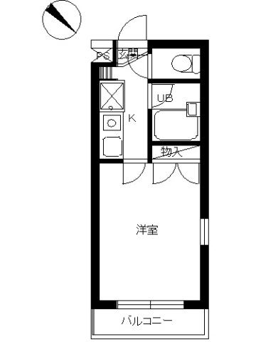 スカイコートよみうりランド第2の間取り