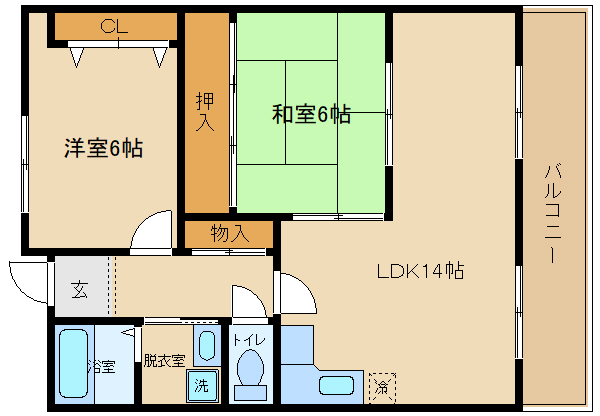 パイオニア松井の間取り