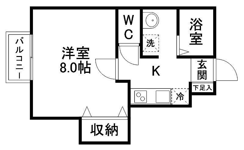 アスコット多賀城丸山の間取り