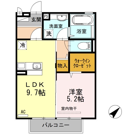 【ボヌールサイ　Ｂ棟の間取り】