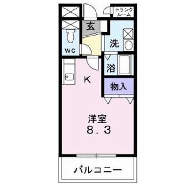 クレール・アルカンシェルの間取り