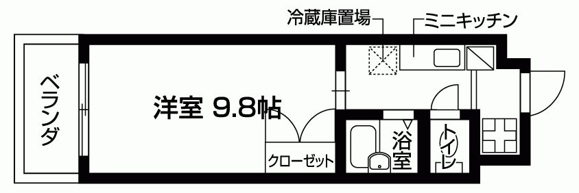 ふじみ野市苗間のマンションの間取り