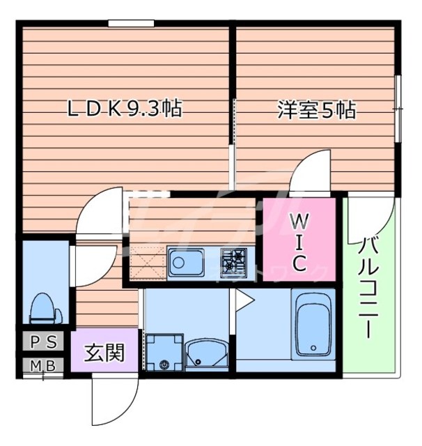 フジパレス井高野駅西I番館の間取り