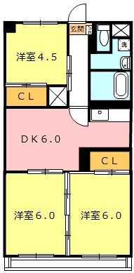 川本マンションの間取り