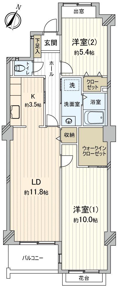 パティオス１３番街の間取り