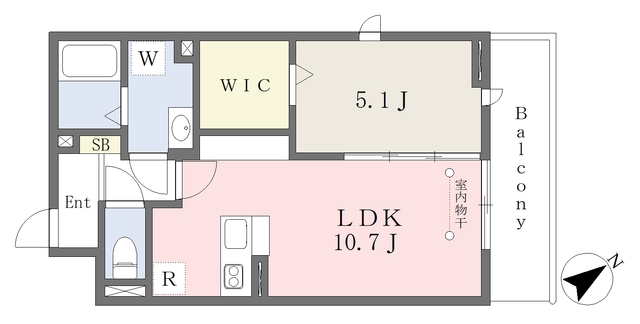 習志野市鷺沼のマンションの間取り