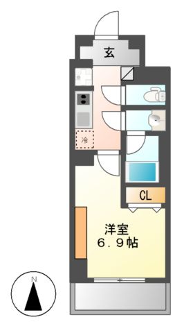 ドゥナーレ辻町の間取り