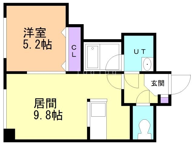 ノースマンション北１０条の間取り