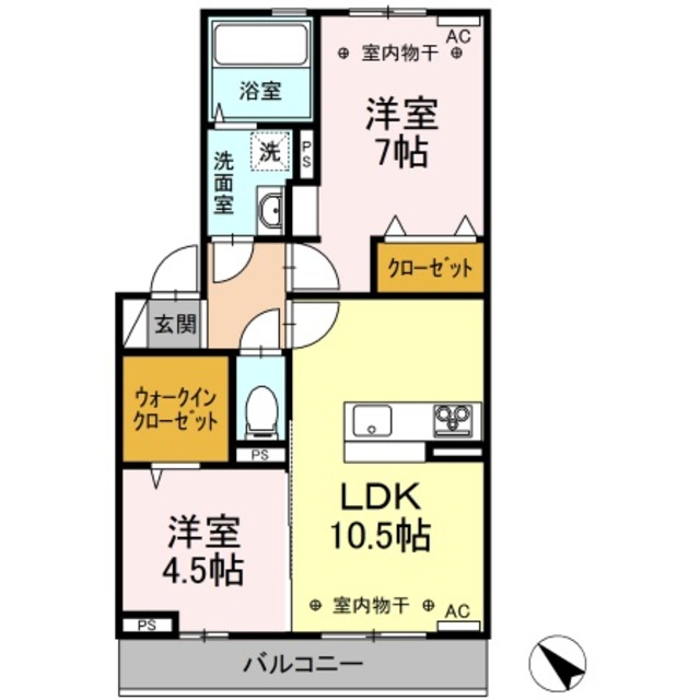 シエスタ・ロッサの間取り