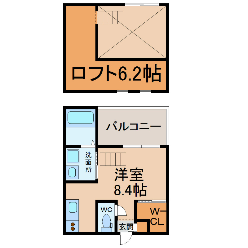 ユイットロワの間取り