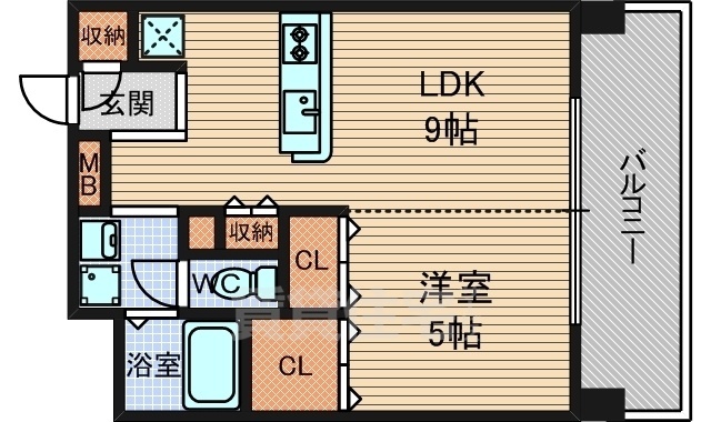 セレーナ塚口の間取り