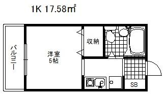 マツバラハイツの間取り