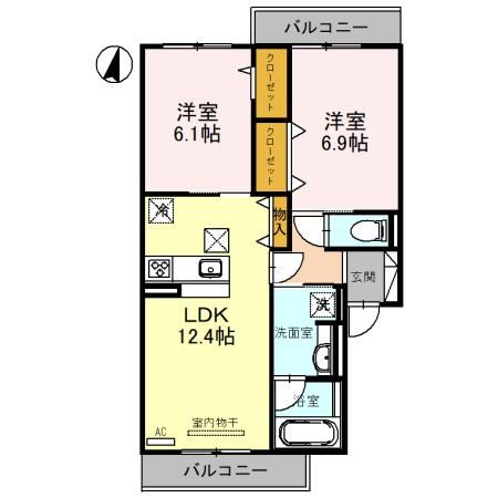 ハーミットクラブの間取り