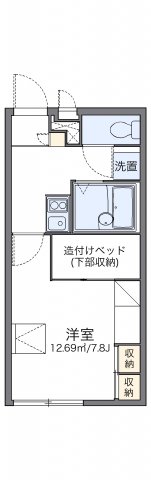 レオパレス久米東の間取り