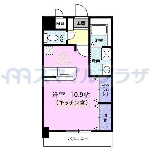 さいたま市大宮区吉敷町のマンションの間取り