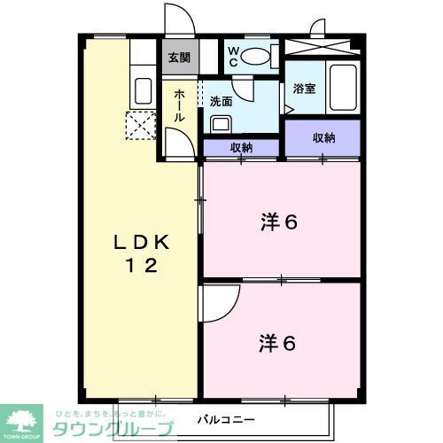 シティハイツ小川IIの間取り