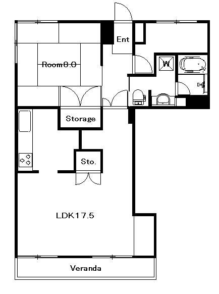 サンパーク住吉の間取り