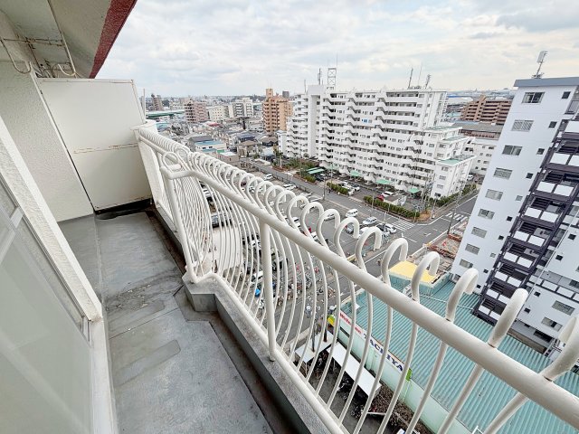 【名古屋市瑞穂区内浜町のマンションのバルコニー】