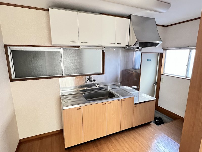 キッチン　上部収納もついたキッチン