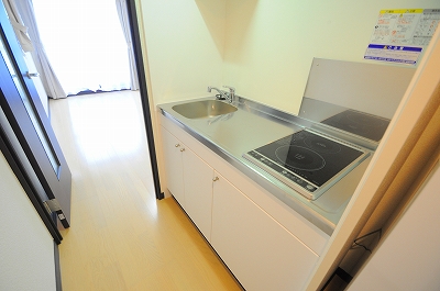 キッチン　写真は別号室のものです。