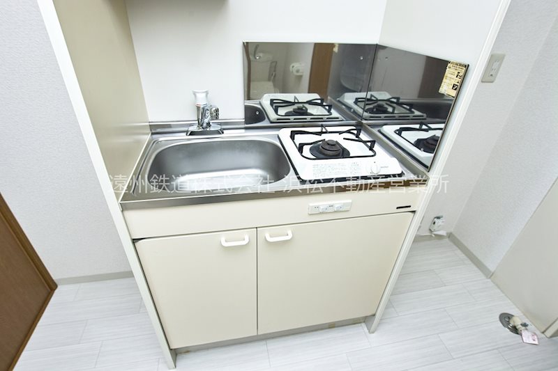 キッチン　コンロ付きのミニキッチン♪