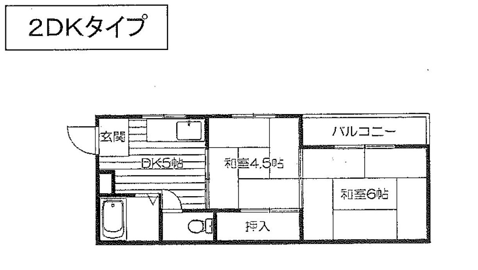 トミタビルの間取り写真