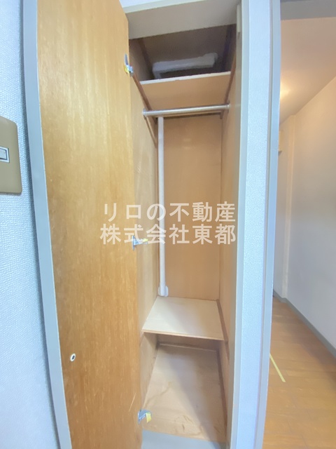 収納　パイプハンガー付き☆畳まず衣類を掛けることができます♪