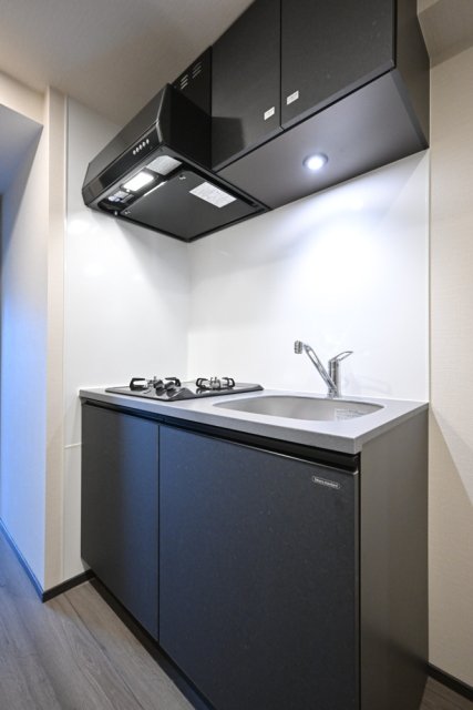 キッチン　システムキッチン（2口ガスコンロ）