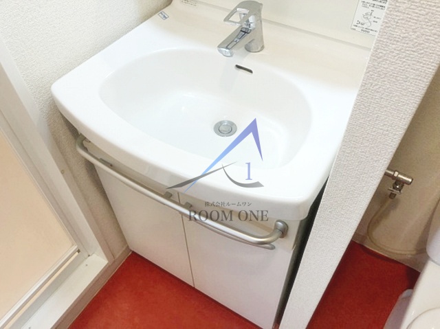 洗面設備　洗面台です。