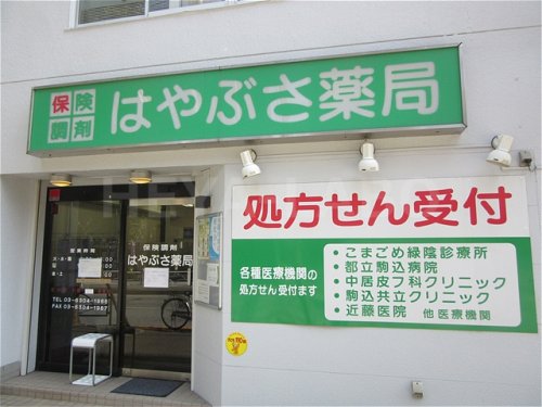 ドラックストア　はやぶさ薬局（ドラッグストア）まで499m