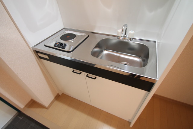 キッチン　１口電気コンロ！