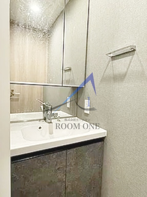 洗面設備　洗面台です。