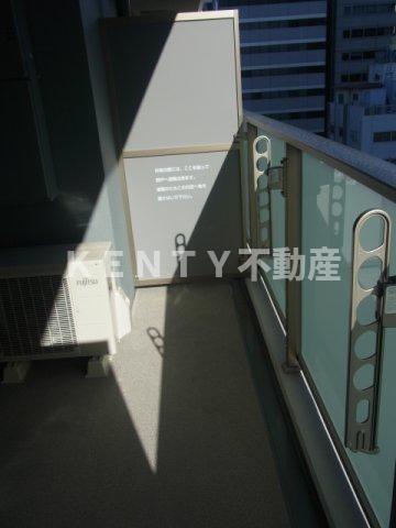 バルコニー　お洗濯にも便利なバルコニー付き