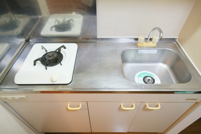 キッチン　1口ガスコンロ
