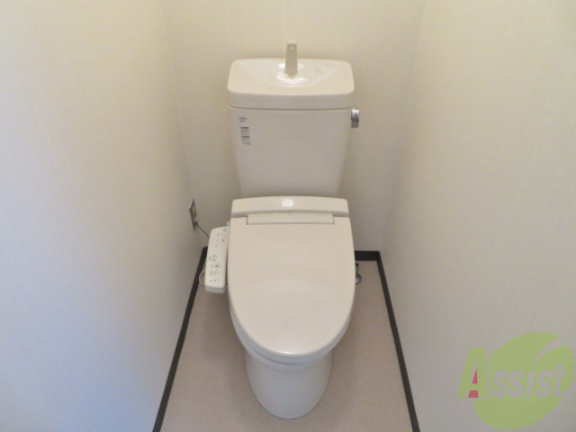 トイレ　トイレにはウォッシュレットが付いております