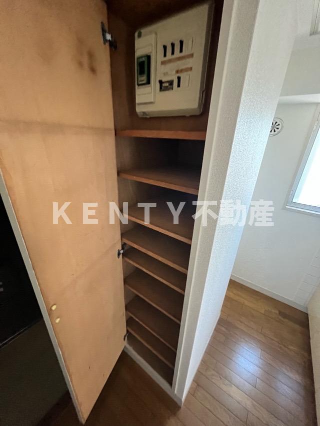収納　収納があります