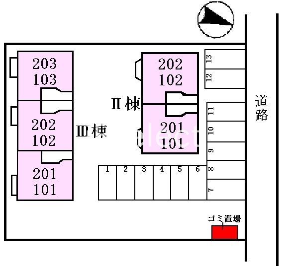 その他共有部分　配置図です