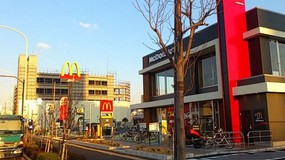 飲食店　マクドナルド 南砂町店（飲食店）まで526m