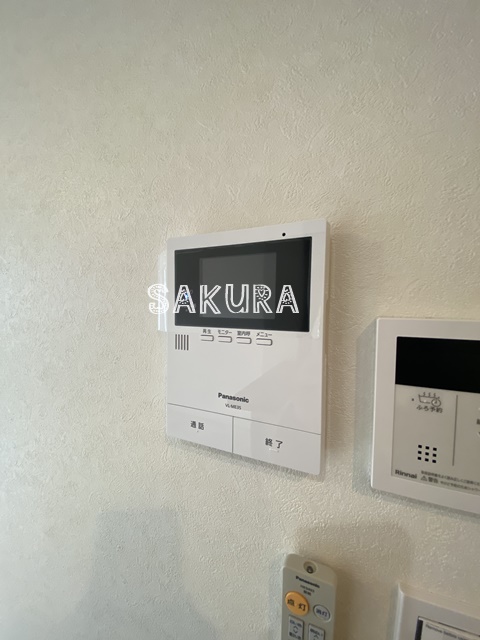 セキュリティ　安心のモニター付きインターホンです♪