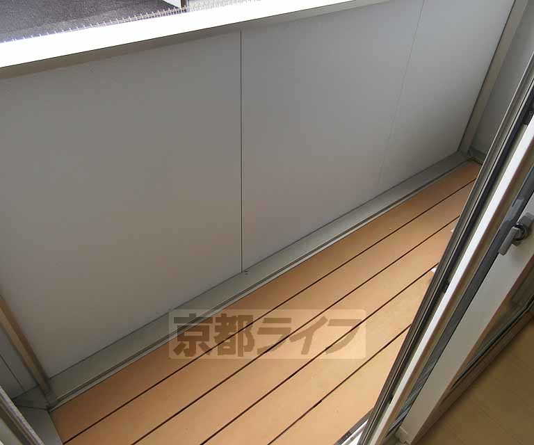 バルコニー　洗濯物もよく乾きます