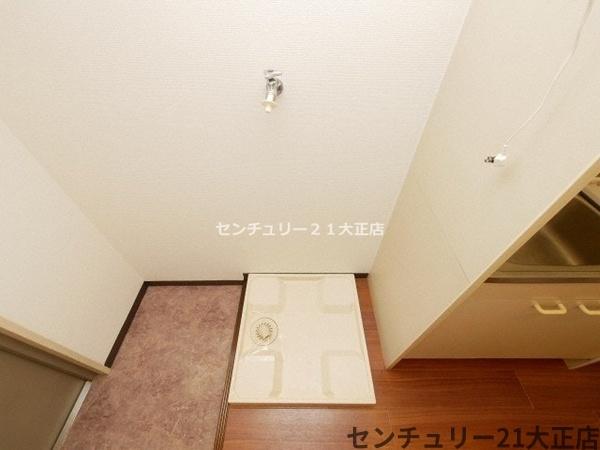洗面設備　室内洗濯機置場