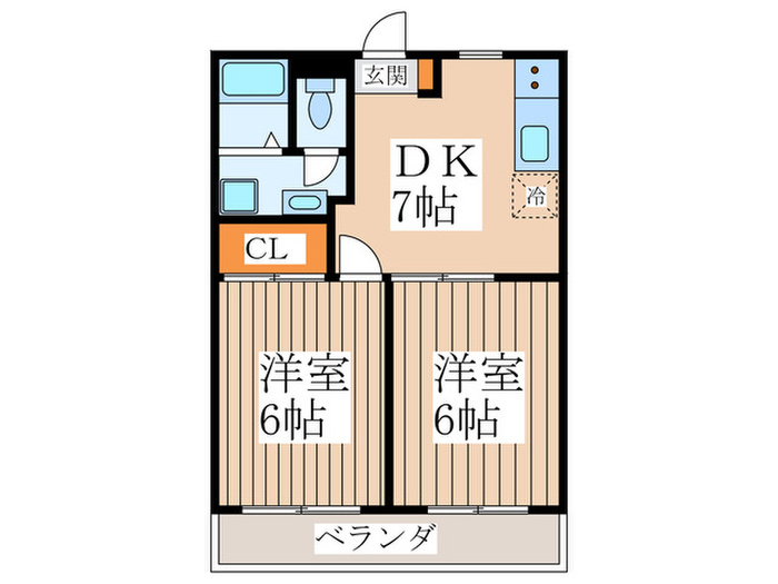 ウィンコーポ関町南の間取り写真