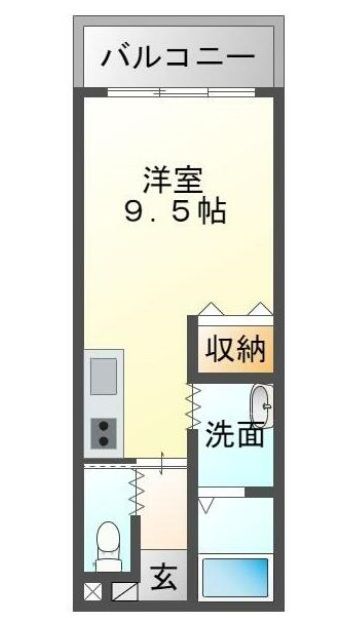 さくらマンションの間取り写真