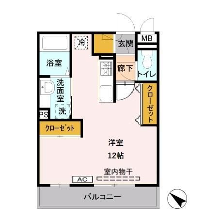 I.ヴィレッジ WESTの間取り写真