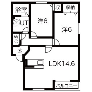 パークメゾン曽根IIの間取り写真