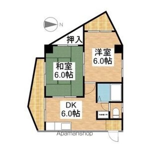 加藤コーポ新栄の間取り写真