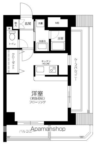 東京メトロ南北線 後楽園駅 徒歩8分 8階建 築24年の間取り写真